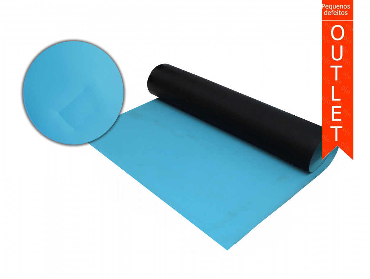 Manta Antiestatica ESD Azul para Bancada  1m x 0,50m - OUTLET- Imagem 1