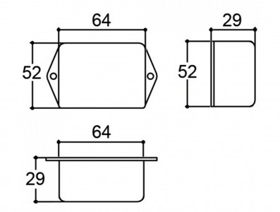 Caixa Patola PB-060 para Montagem 29 x 52 x 64 mm - Imagem 4