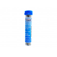 Fio de Estanho para Solda 1.0mm Liga 63/37 Tubo 22g - Cobix