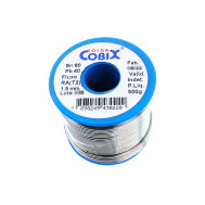 Fio de Estanho para Solda 1.5mm Liga 60/40 Rolo 500g - Cobix