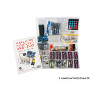 Kit Educacional Livro "Manual de Projetos do Arduino - Mark Geddes" com 215 Peças
