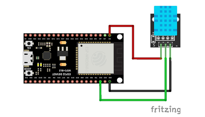 Módulo Sensor de Umidade e Temperatura DHT11 + Jumpers - [1029865]