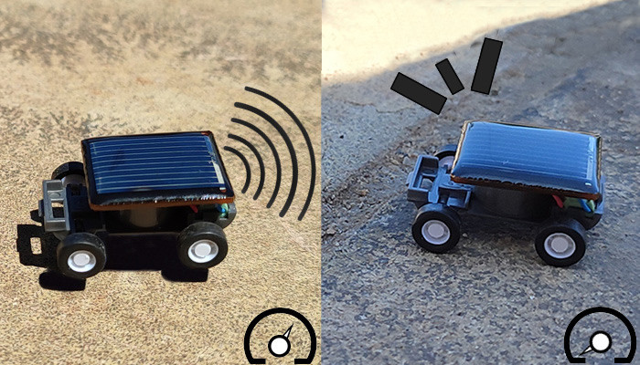 Funcionamento Mini Carro Solar Nano com Motor e Painel Fotovoltaico VB030 - [1030055]
