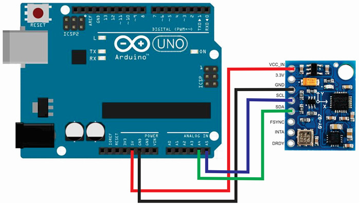 Conexão Sensor GY-87 com Arduino - [1030153]