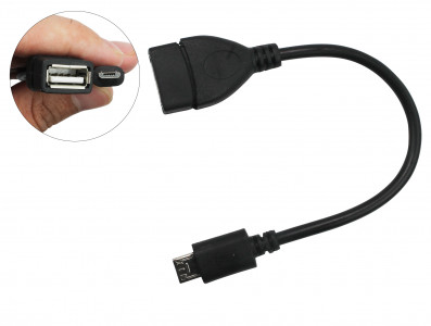 ADAPTADOR MICRO USB PARA USB OTG - Imagem 1