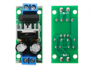Conversor AC DC 5VDC 1.5A com Regulador LM7805 - Entrada 8-15VDC ou 6-12VAC - Imagem 3