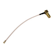 Cabo Pigtail UFL/IPX1 2mm  com conector SMA Fêmea - Sem Porca