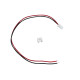 JST xh2.54 - 2 pinos macho fÃªmea fio 2.54mm 26awg 20cm - Thumb 1