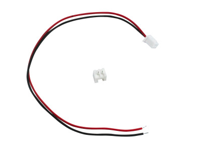 JST xh2.54 - 2 pinos macho fÃªmea fio 2.54mm 26awg 20cm - Imagem 1