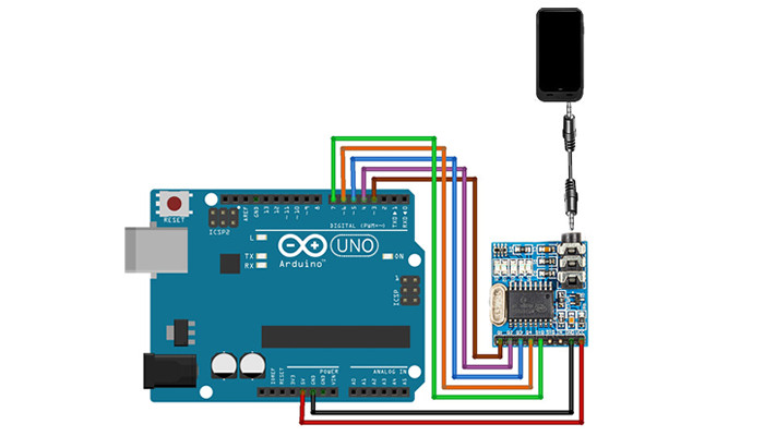 Conexão Decodificador DTMF MT8870 com Arduino - [1030496]