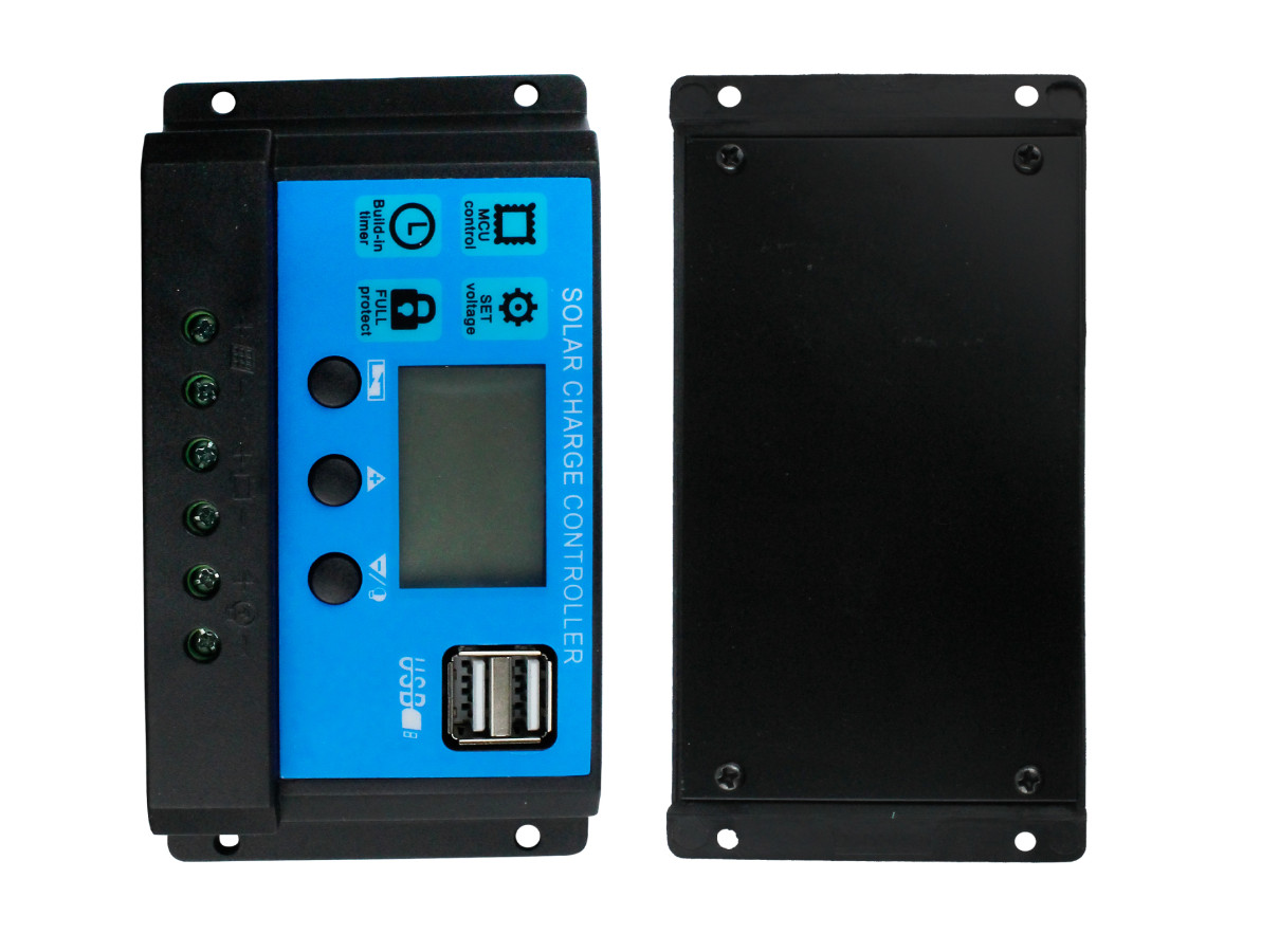 Controlador De Carga Para Painel Solar 100A Usb 12/24V Pwm