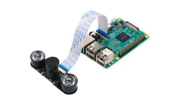 Câmera para Raspberry Pi OV5647 5MP 1080p com Visão Noturna - [1030592]