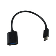 Cabo OTG USB Tipo C para Programação do Arduino via Android - Preto