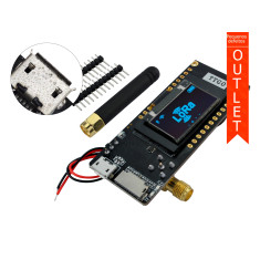 ESP32 LoRa TTGO T3 V1.6 Pax Counter SX1276 868/915MHZ com Display OLED e Bluetooth - OUTLET