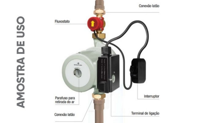 Fluxostato para Água Quente Ou Fria (3/4 x 1/2) - [1031252]