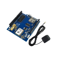 Arduino GPS Shield NEO-6M com Slot Micro SD + Antena