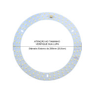 Arco com 120 Leds 24W 206mm 5B24C-2835 para Lupa de Bancada