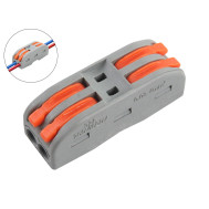 Conector de Emenda R&aacute;pida em Linha com Alavancas 2 Vias 32A 600V