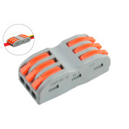 Conector de Emenda R&aacute;pida em Linha com Alavancas 3 Vias 32A 600V