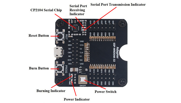 Programador Gravador para ESP32 ESP-WROOM-32 Downloader - [1031605]