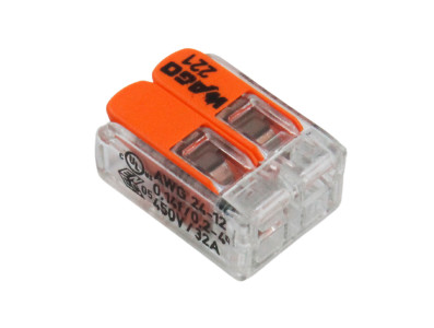 Conector Wago 221-412 Emenda 32A 450V - Imagem 1