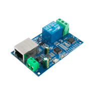 Módulo Relé Ethernet Modbus TCP/IP X1 1 Canal com STM32 e RJ45