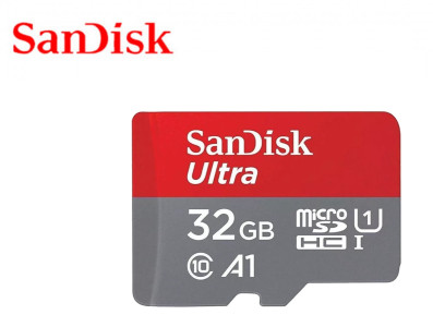 Cartão de Memória 32GB Micro Sd Ultra Classe 10 120MB/s - Original SanDisk - Imagem 1