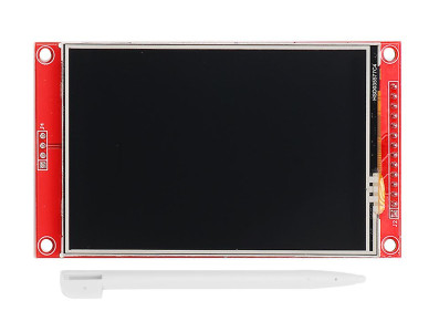 TFT LCD 3.5â SPI - Shield Arduino Touch Screen com Slot SD - Imagem 1