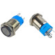 Pulsador Push Button 16mm em Alum&Atilde;&shy;nio com LED Azul -com trava - Thumb 4