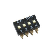 DIP switch SMD 2.54mm / Chave DIP 4 vias