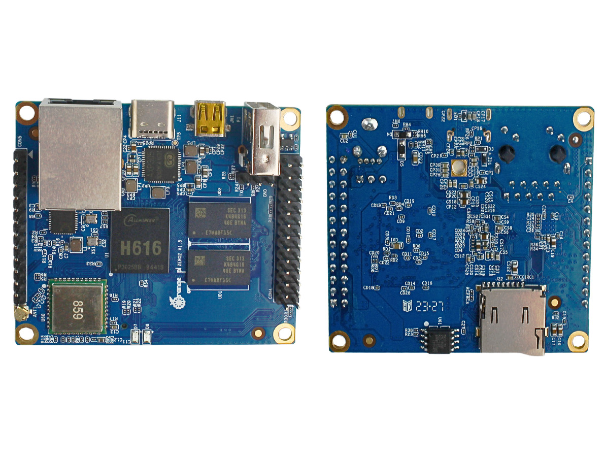 Orange PI zero 2 1GB com chip Allwinner H616, Wifi, Android 10- Imagem 3