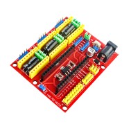 CNC Shield V4 para Arduino Nano com Suporte aos Drivers A4988 e DRV8825.