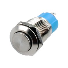 Pulsador 12mm Sobreposto 127/220V Inox Imperme&aacute;vel - MD148