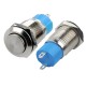 Interruptor Pulsador 12mm com Trava em A&ccedil;o Inox Imperme&aacute;vel MD147 - Thumb 2