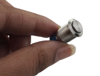 Interruptor Pulsador 12mm com Trava em A&ccedil;o Inox Imperme&aacute;vel MD147 - Imagem 4