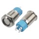 Interruptor Pulsador 12mm com Trava LED Azul 3-6VDC em A&ccedil;o Inox Imperme&aacute;vel MC064 - Thumb 2