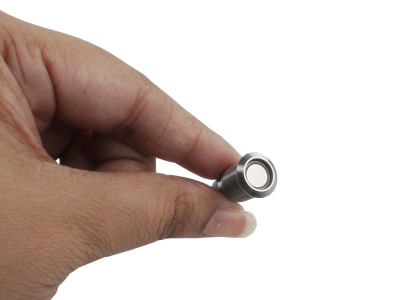 Interruptor Pulsador 12mm com Trava LED Azul 3-6VDC em A&ccedil;o Inox Imperme&aacute;vel MC064 - Imagem 4