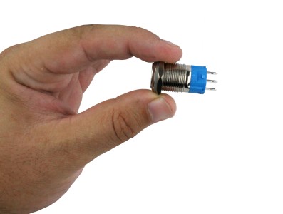 Interruptor com Travamento 16mm em A&ccedil;o Inox Imperme&aacute;vel MD151 - Imagem 5