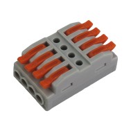 Conector de Emenda R&aacute;pida em Linha com Alavancas 4 Vias 32A 600V