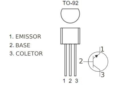 Conexões dos Pinos Transistor S8050 - [1033409]