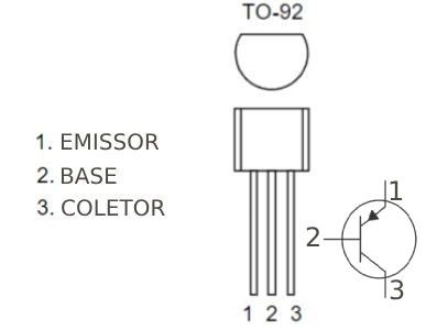Conexões Pinos Transistor S8550 - [1033410]