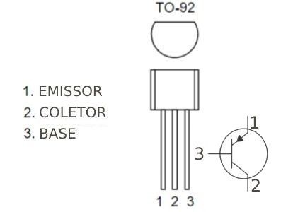 Conexões dos Pinos Transistor A1015 - [1033412]