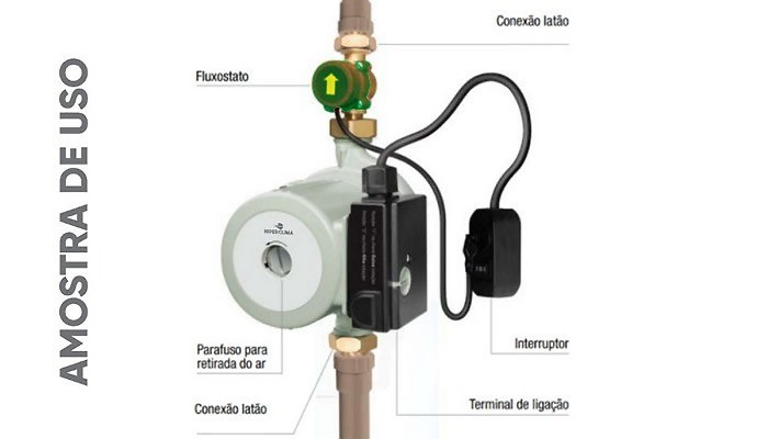 Utilização do Fluxostato para Água Quente Ou Fria (1/2 x 1/2) - [1033504]