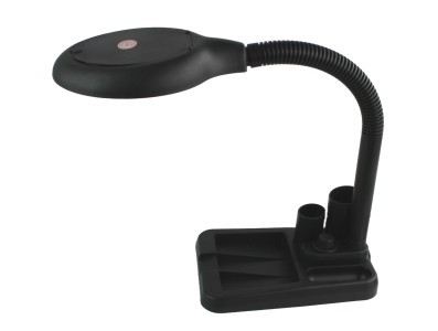 Lupa de Bancada com 40 LEDs Aumentos 5D/20D e Controle de Luminosidade - LED929 - Imagem 1