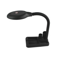 Lupa de Bancada com 40 LEDs Aumentos 5D/20D e Controle de Luminosidade - LED929