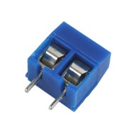 Conector Borne KRE 10mm 2 Vias Azul - Kit com 5 unidades