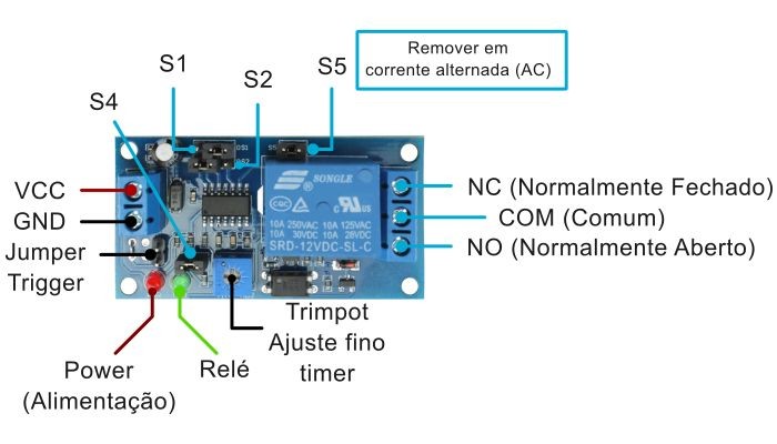 Conexões Relé Temporizador - [1033712]