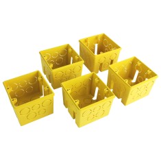 Caixa de Luz 4x4 - Profundidade Dupla - Kit com 5 unidades