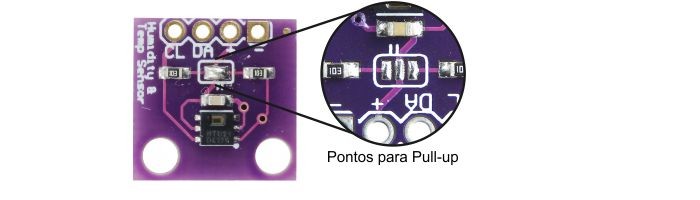 Conexões Pull-Up sensor HTU21D - [1034056]
