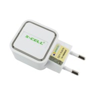 Fonte Chaveada 5V 3.4A (2 x 1.7A) USB Dupla para Arduino, ESP32 e Celular - Branca